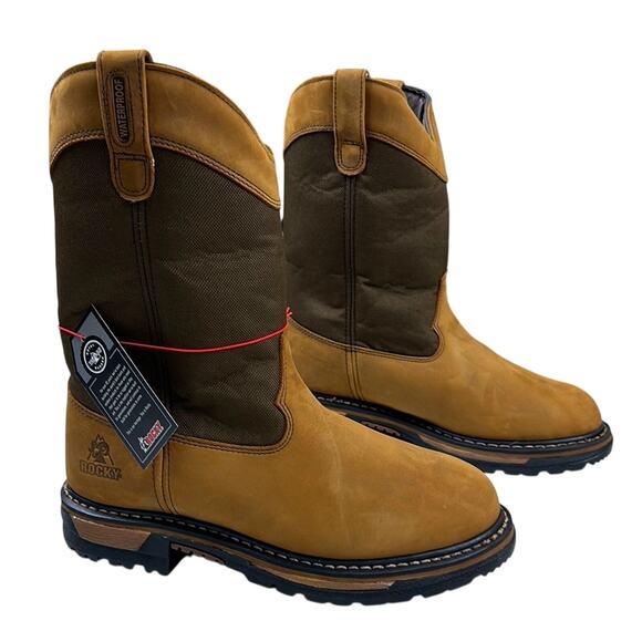 𝅺ROCKY Ride 200G Insulated Waterproof Wellington Boot Size 10.5W (wide) - Picture 10 of 10